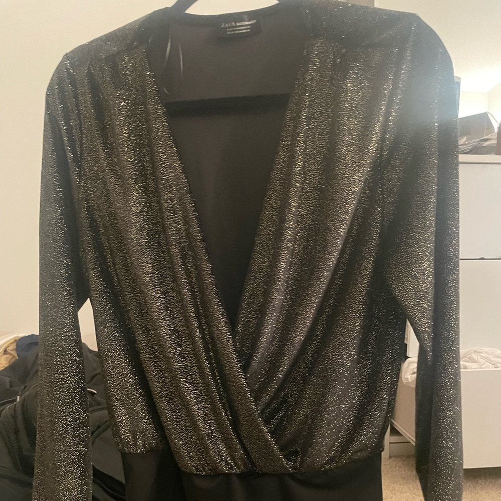 Zara Shimmer Body Suit